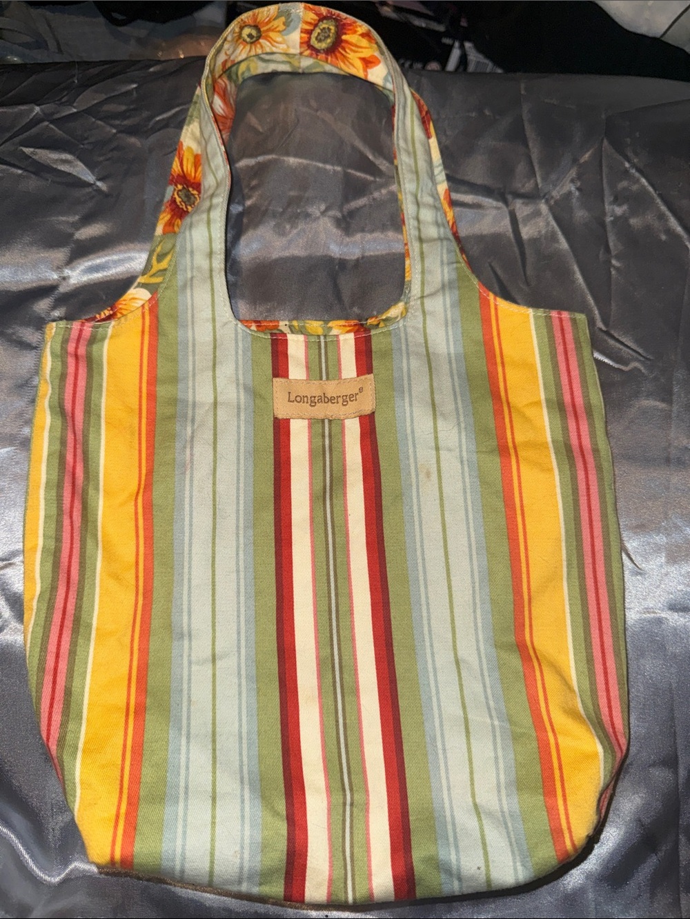 Longaberger Reversible Bag!!